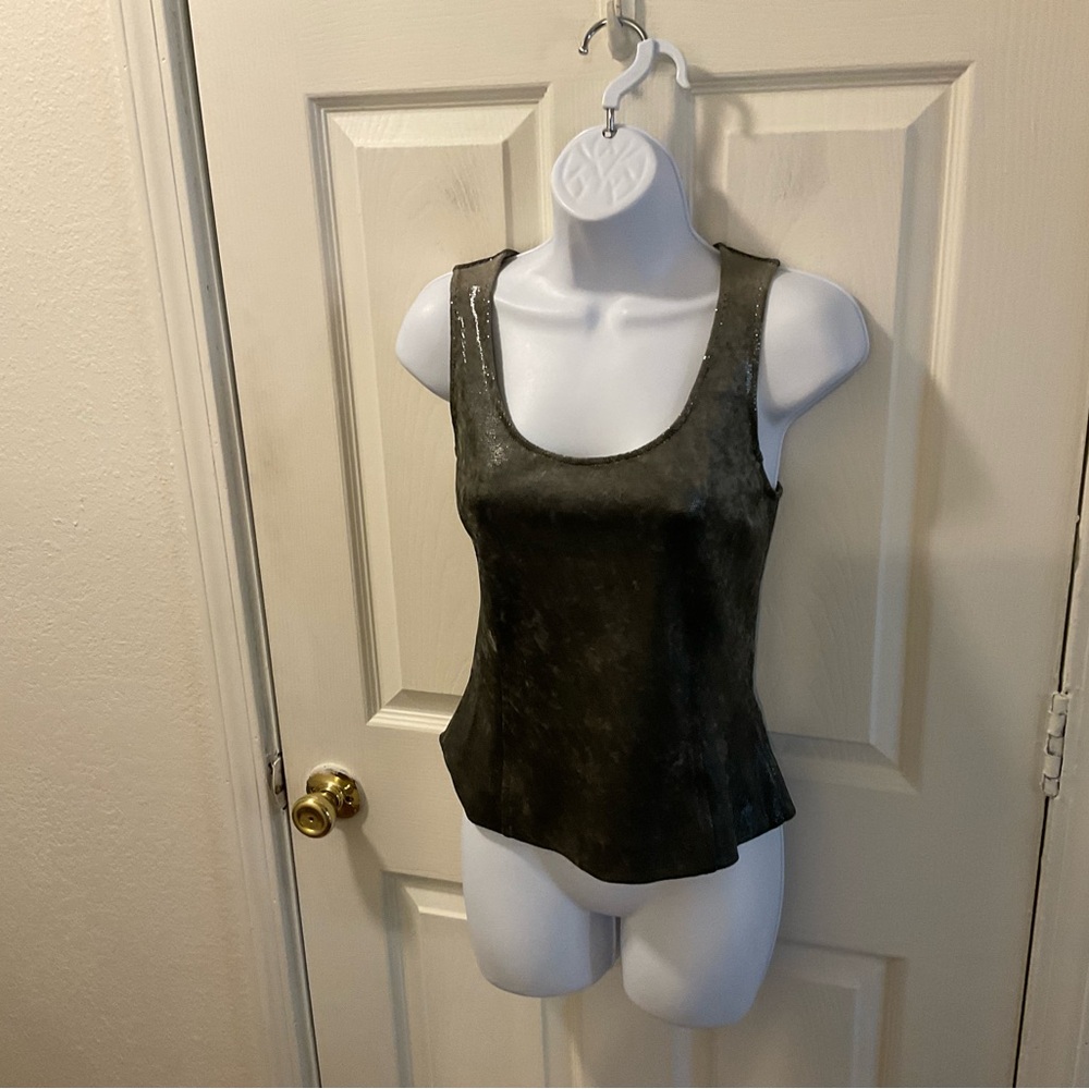 Elegant Olive Green Top